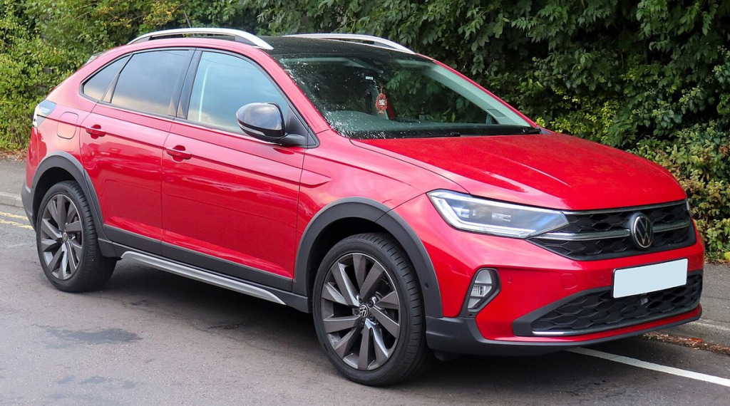 Felgi do stylowego crossovera coupe VW Taigo (CS) – rozstaw 5x100, otwór 57.1 mm, ET, śruby M14x1.5 i felgi 16-18 cali