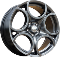 R17x7.5 5X110 ET 32 65.1 L1664 Black (BL) ALFA (D1+R)