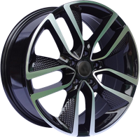 R16x6.5 5X114.3 ET 41 66.1 B1518 Black Polished (MB) RENAU (R)