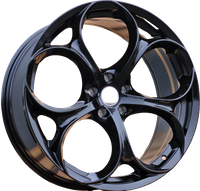 R17x7.5  5X110  ET  32  65.1  L1664  Black (BL)  ALFA  (D1+R)