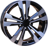 R17x7.5 5X112 ET 45 66.6 B1048 Grey Polished (MG) MER (R)