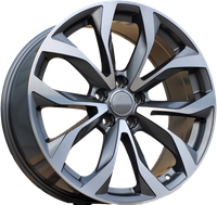 R17x7.5 5X112 ET 45 66.5 B5185 Grey Polished (MG) AUD (L5+K2)
