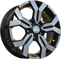 R16x6.5 4X100 ET 37 60.1 B5920 Black Polished (MB) RENAU (D3)