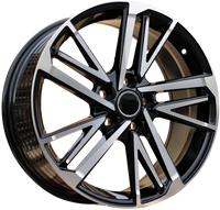 R17x7.5  5X100  ET  40  57.1  B5812  Black Half Matt (BLHM)  RACIN  (K2)  (Style Vossen)