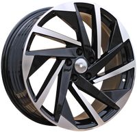 R17x7.5  5X100  ET  40  57.1  B5812  Black Half Matt (BLHM)  RACIN  (K2)  (Style Vossen)