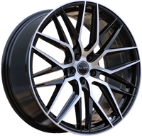 R17x8  5X100  ET  38  67.1  HX036  (A5581)  Black (BL)  HAXER  (P)