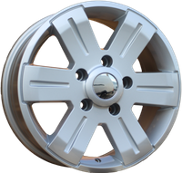 R16x7  6X125  ET  55  74.1  BK562  Black Polished (MB)  RACIN  (R)  (4x4 (max 1400kg) IVECO Daily)