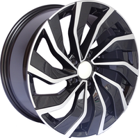 R17x7.5 5X112 ET 45 57.1 B5805 Black Polished (MB) VW (L1)