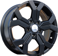 R16x6.5 4X100 ET 37 60.1 B5920 Black Polished (MB) RENAU (D3)