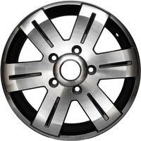R16x7 5X130 ET 55 89.1 BK562 (BY1530) Black Polished (MB) MER (Z2+P) (4x4 (max 1400kg))