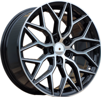 R17x7.5  5X112  ET  40  66.5  B5812  Black Polished (MB)  RACIN  (L6)  (Style Vossen)