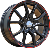 R16x6.5  4X100  ET  42  60.1  B1059  (BK885B)  Black (BL)  RACIN  (L3)  ((Right side) Style Vossen)