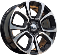 R16x6.5  5X108  ET  47  65.1  B5850  Black Polished (MB)  CITRO  (D2)