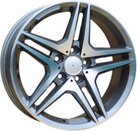 R17x8  5X112  ET  40  66.6  BK443  Black Polished (MB)  MER  (R)