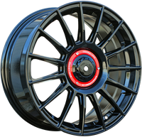 R17x7.5  5X100  ET  35  57.1  Q1131  (BK5929)  Black Half Matt (BLHM)  RACIN  (L5)  (Style HRE)