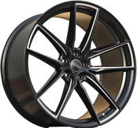 R19x8  5X108  ET  42  63.3  HX045  Black Half Matt (BLHM)  HAXER  (Z2)  (Milling)