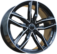 R16x7  5X100  ET  34  57.1  BK690  (A5215)  Black Polished (MB)  AUD  (P)