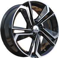 R17x7  5X100  ET  51  57.1  B1113  Black Polished (MB)  SKODA  (D2)