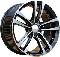 R17x8  5X120  ET  34  72.6  B1257  (BK5255)  Black Polished (MB)  BMW  (R+D5)