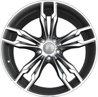 R17x8  5X120  ET  34  72.6  B1257  (BK5255)  Black Polished (MB)  BMW  (R+D5)