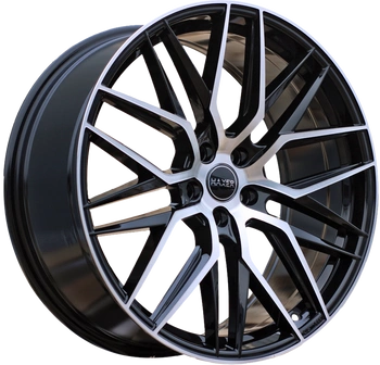 R17x8  5X112  ET  38  66.5  HX036  (A5581)  Black (BL)  HAXER  (P2+P)