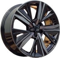 R17x7.5  4X108  ET  25  65.1  XE170  (BK5788)  Black Polished Half Matt (MBHM)  PEUG  (D5)