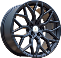 R17x7.5  5X112  ET  40  66.5  B5812  Black Polished (MB)  RACIN  (L6)  (Style Vossen)