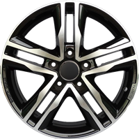 R17x8  5X108  ET  42  67.1  B1058  Black (BL)  RACIN  (R)  (LEFT SIDE (Style Vossen))