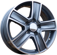 R16x6.5  5X114.3  ET  50  66.1  BK473  Grey Polished (MG)  RENAU  (L1)  (Trafic/Opel Vivaro (max 1250kg))