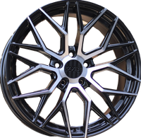 R19x8.5  5X108  ET  40  67.1  HX035  (B5902)  Black Polished (MB)  HAXER  (K4)