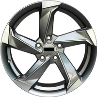 R17x7.5  5X112  ET  45  66.5  B5185  Grey Polished (MG)  AUD  (L5+K2)