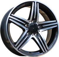 R16x6.5  5X112  ET  49  66.6  XFA11  Black Polished (MB)  MER