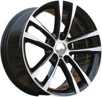 R17x8  5X120  ET  34  72.6  B1257  (BK5255)  Black Polished (MB)  BMW  (R+D5)