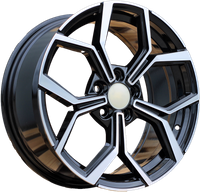 R17x7  5X112  ET  45  57.1  B5801  (IN5499)  Black Polished (MB)  VW  (K7)