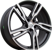 R19x8  5X108  ET  45  63.3  FE161  (IN5356)  Black Polished Half Matt (MBHM)  VOLVO  (P1)