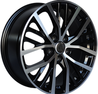 R17x7.5  5X100  ET  40  57.1  B5812  Black Half Matt (BLHM)  RACIN  (K2)  (Style Vossen)