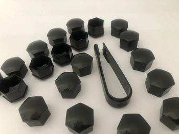 Nakładki na śruby czarne