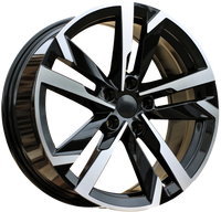 R17x7.5  5X100  ET  40  57.1  B5812  Black Half Matt (BLHM)  RACIN  (K2)  (Style Vossen)