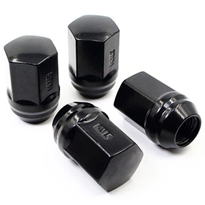 Nakrętki mocujące czarne KOENIG M12X1.25 klucz 19 komplet 20szt