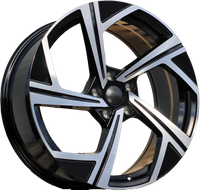 R17x7.5  5X112  ET  42  57.1  B5851  (IN5502)  Black Polished (MB)  VW  (K7)