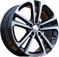 R17x7  5X108  ET  50  65.1  B5959  Black Polished (MB)  CITRO  (D4)  (HYBRID FORGED)