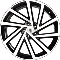 R17x7.5  5X112  ET  45  57.1  B5329  Black Polished (MB)  VW  (L5)