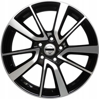 R16x6.5  5X114.3  ET  40  60.1  BY131  (NS146/FE127)  Black Polished (MB)  NISS  (R)