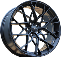 R17x7.5  5X112  ET  40  66.5  Q1131  (BK5929)  Black Half Matt (BLHM)  RACIN  (L5)  (Style HRE)