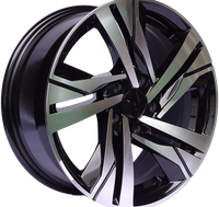 R16x7  4X108  ET  32  65.1  B5543  Black Polished (MB)  PEUG  (D1)